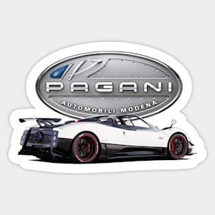 Pagani Zonda Supercar Products Sticker